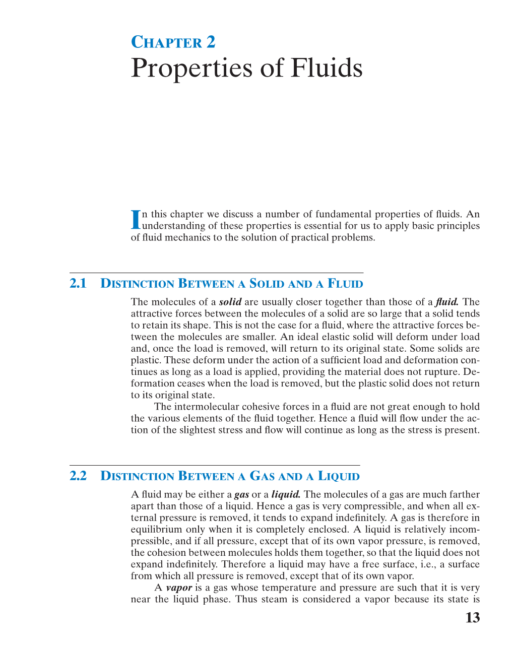 Properties of Fluids