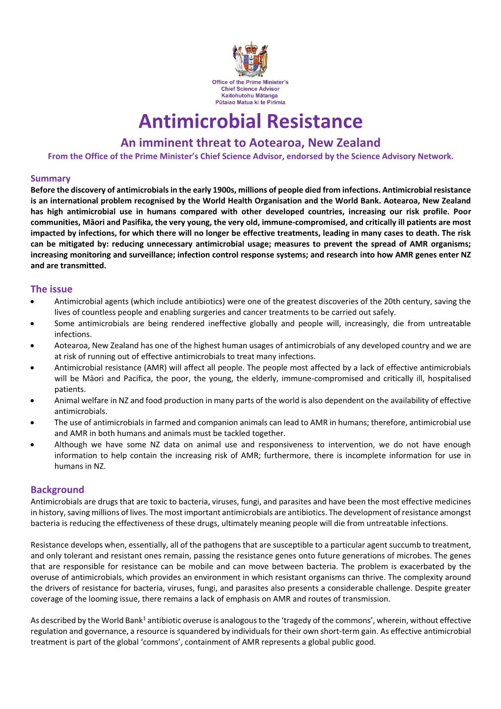 Antimicrobial Resistance