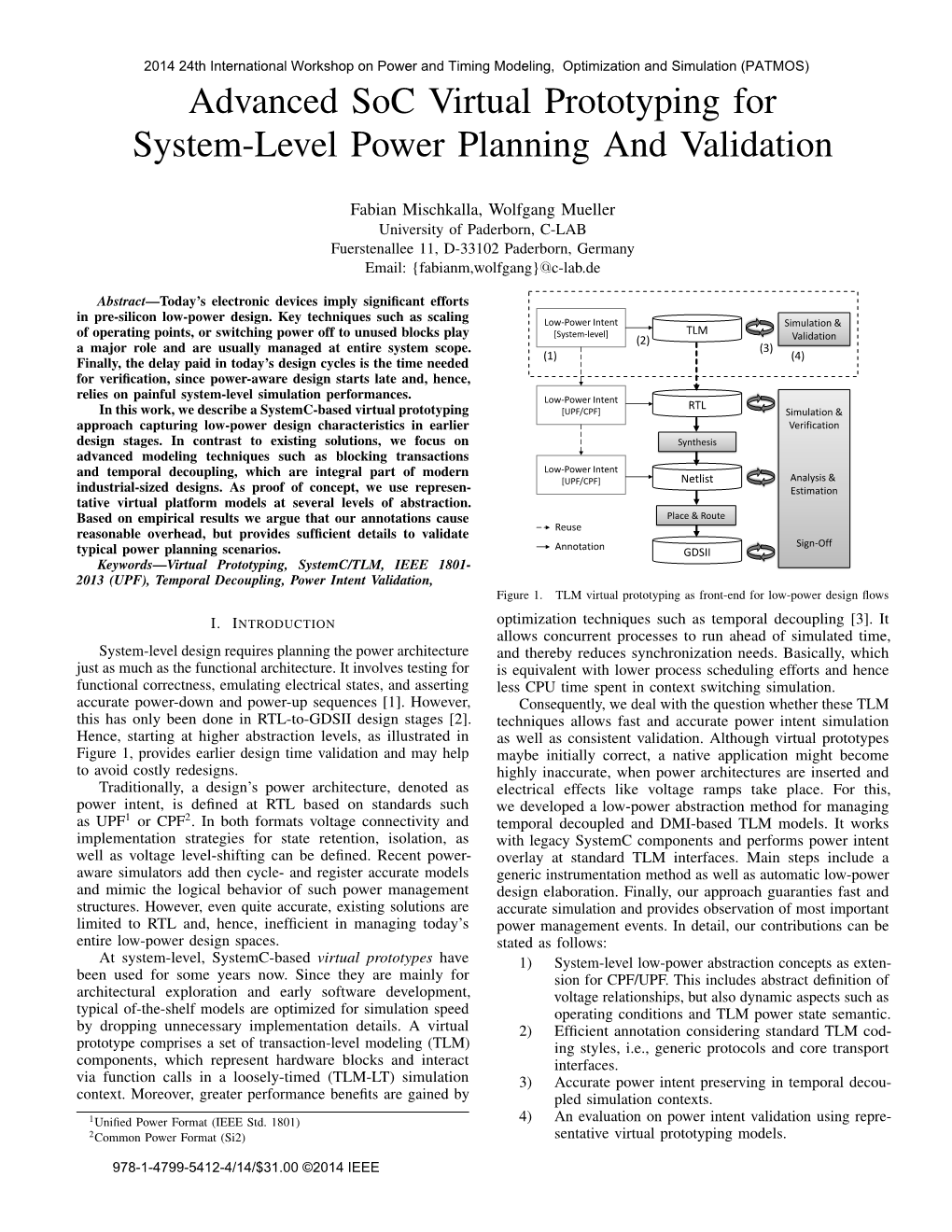 Advanced Soc Virtual Prototyping for System-Level Power Planning and Validation