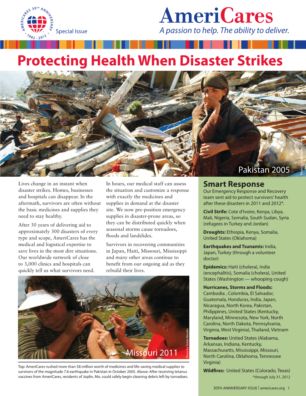 Protecting Health When Disaster Strikes