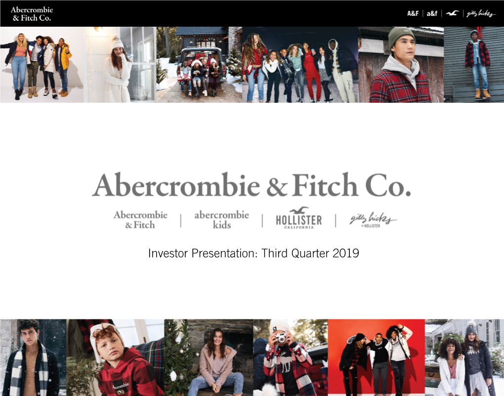 Q3 2019 Investor Presentation