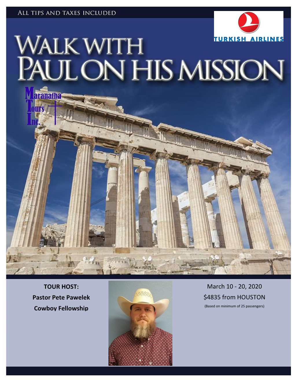 Pastor Pete Pawelek Cowboy Fellowship March 10