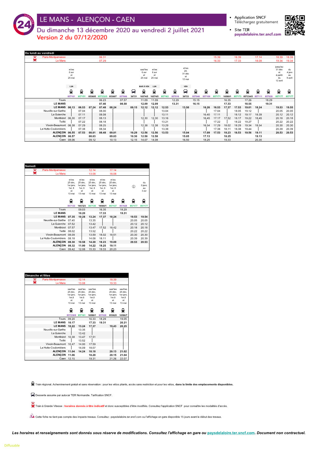 Consulter Les Horaires De La Ligne 24 Le Mans