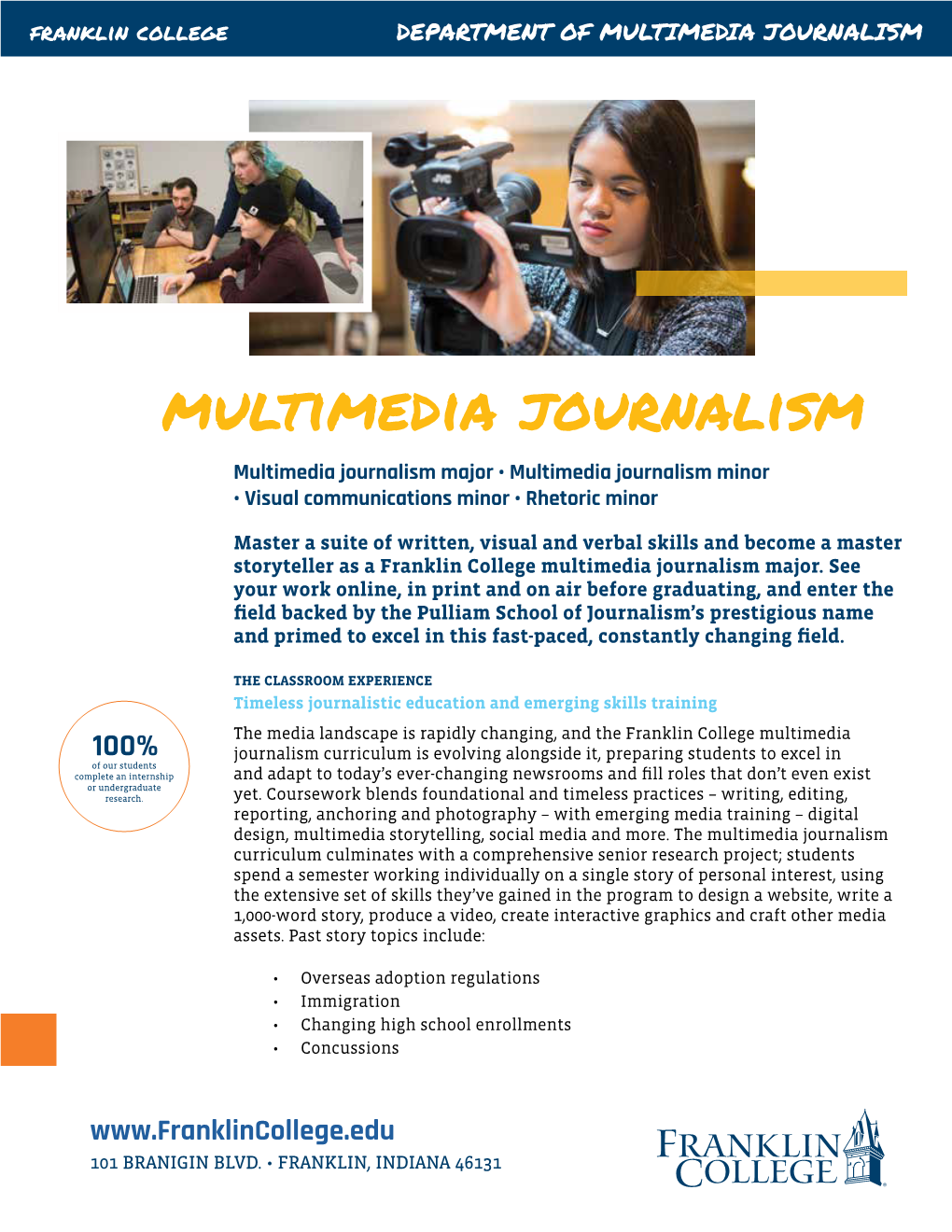 Multimedia Journalism