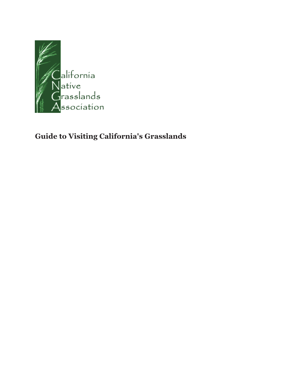 Guide to Visiting California's Grasslands