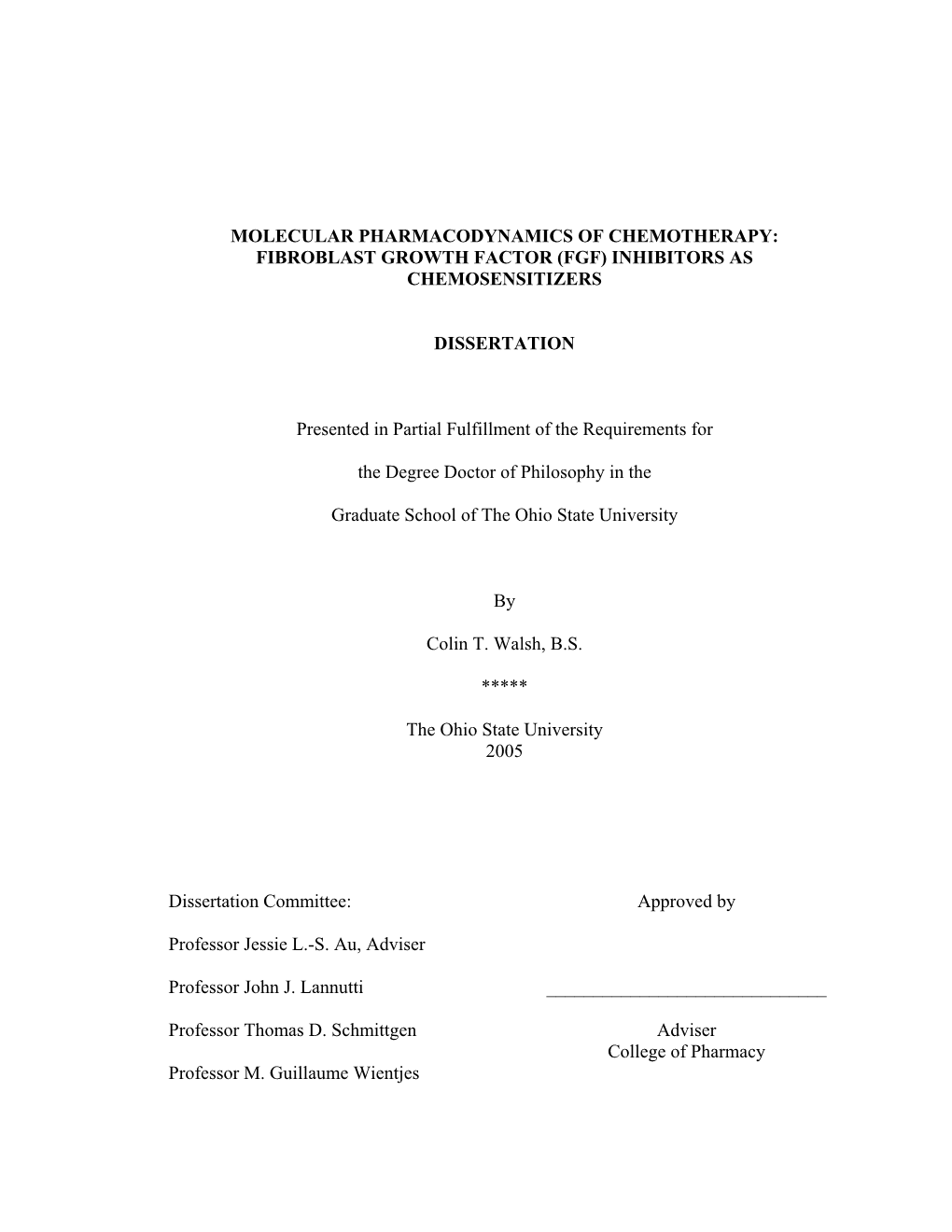 Fibroblast Growth Factor (Fgf) Inhibitors As Chemosensitizers