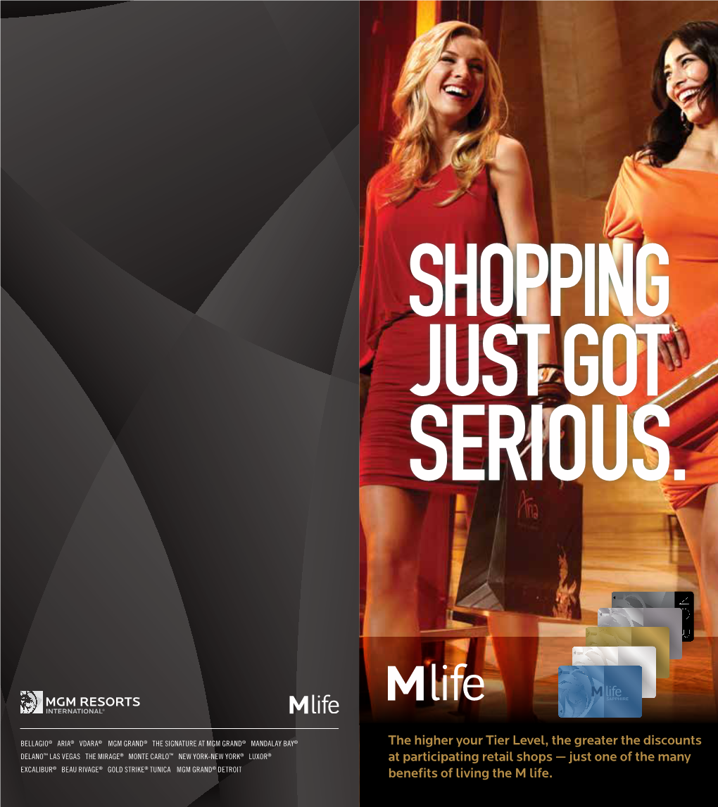 Aria Casino M Life Retail Brochure