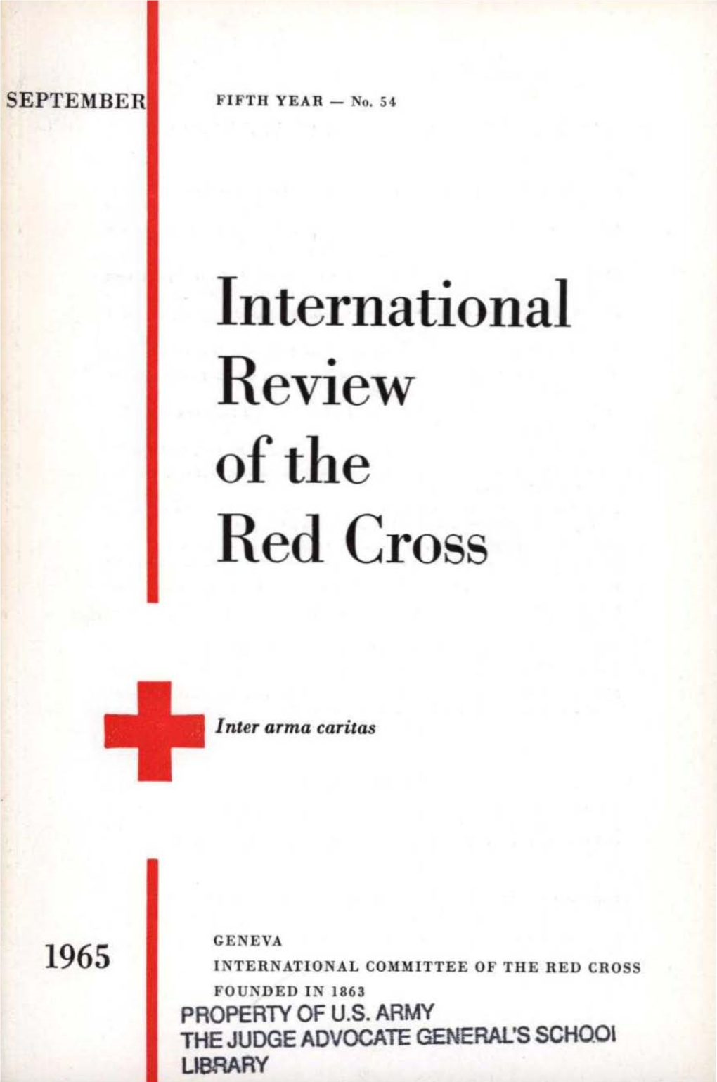 International Review of the Red Cross