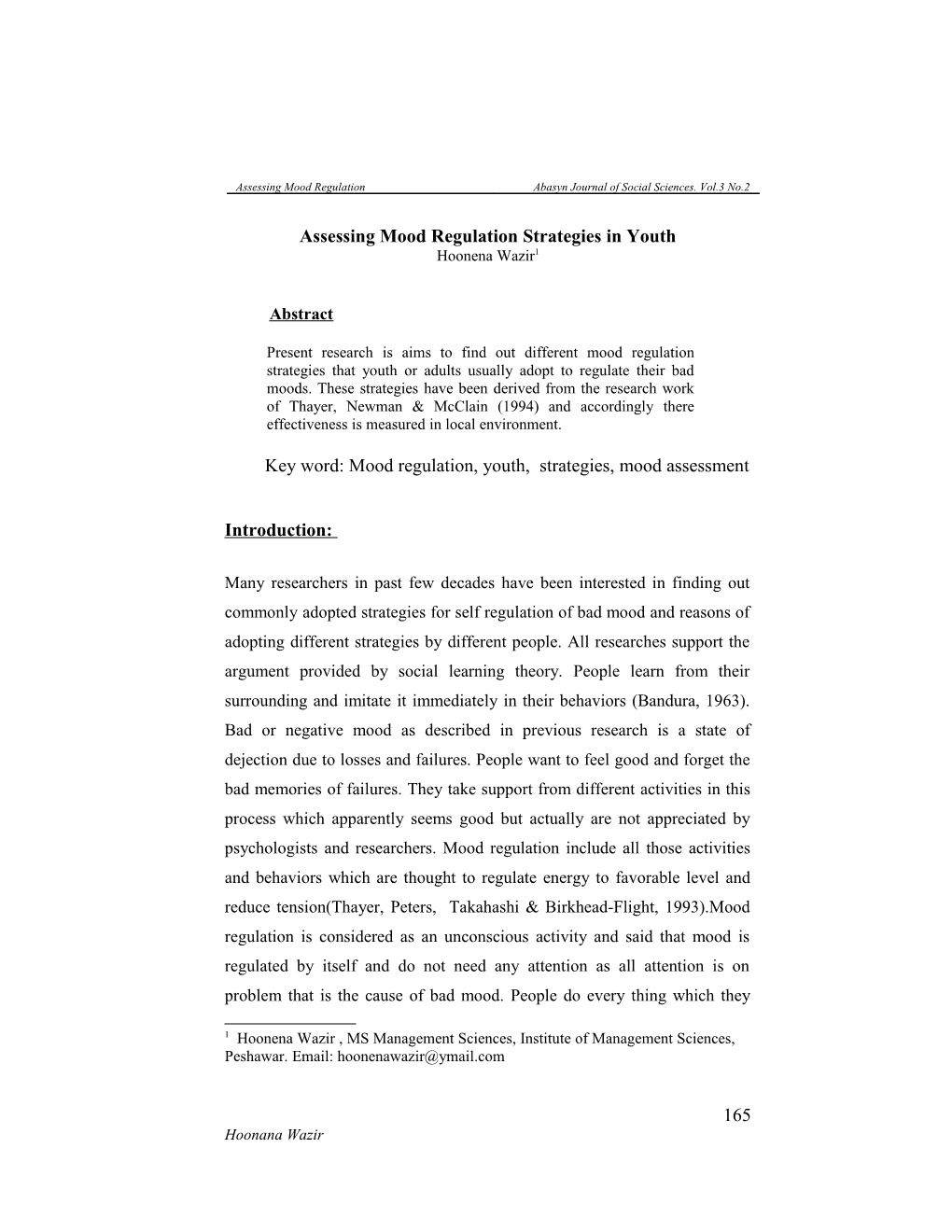 Decision Making & Good Governance Abasyn Journal of Social Sciences. Vol.3, No.1