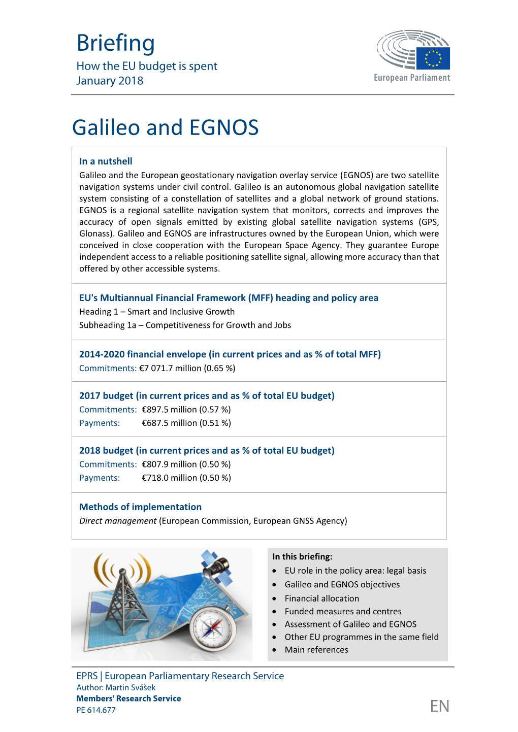 Galileo and EGNOS