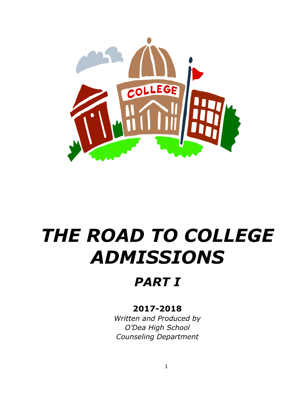 The Road to College Admissions