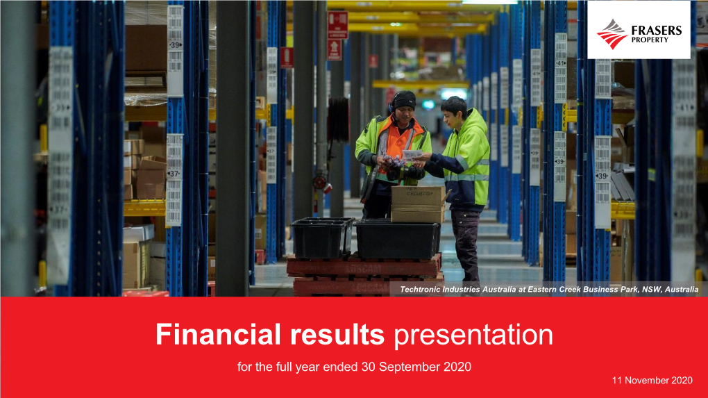 Financial Results Presentation