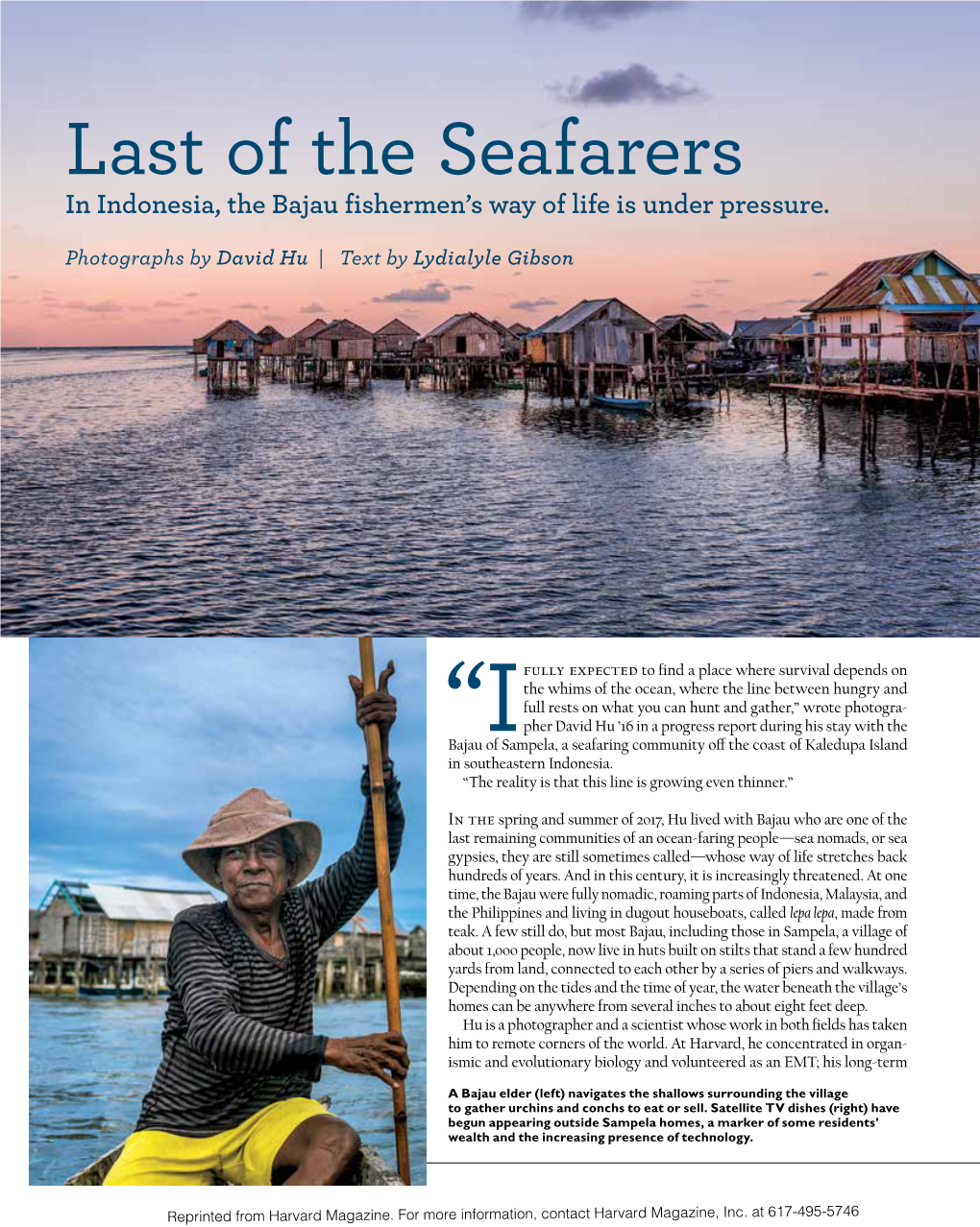Last of the Seafarers in Indonesia, the Bajau Fishermen’S Way of Life Is Under Pressure