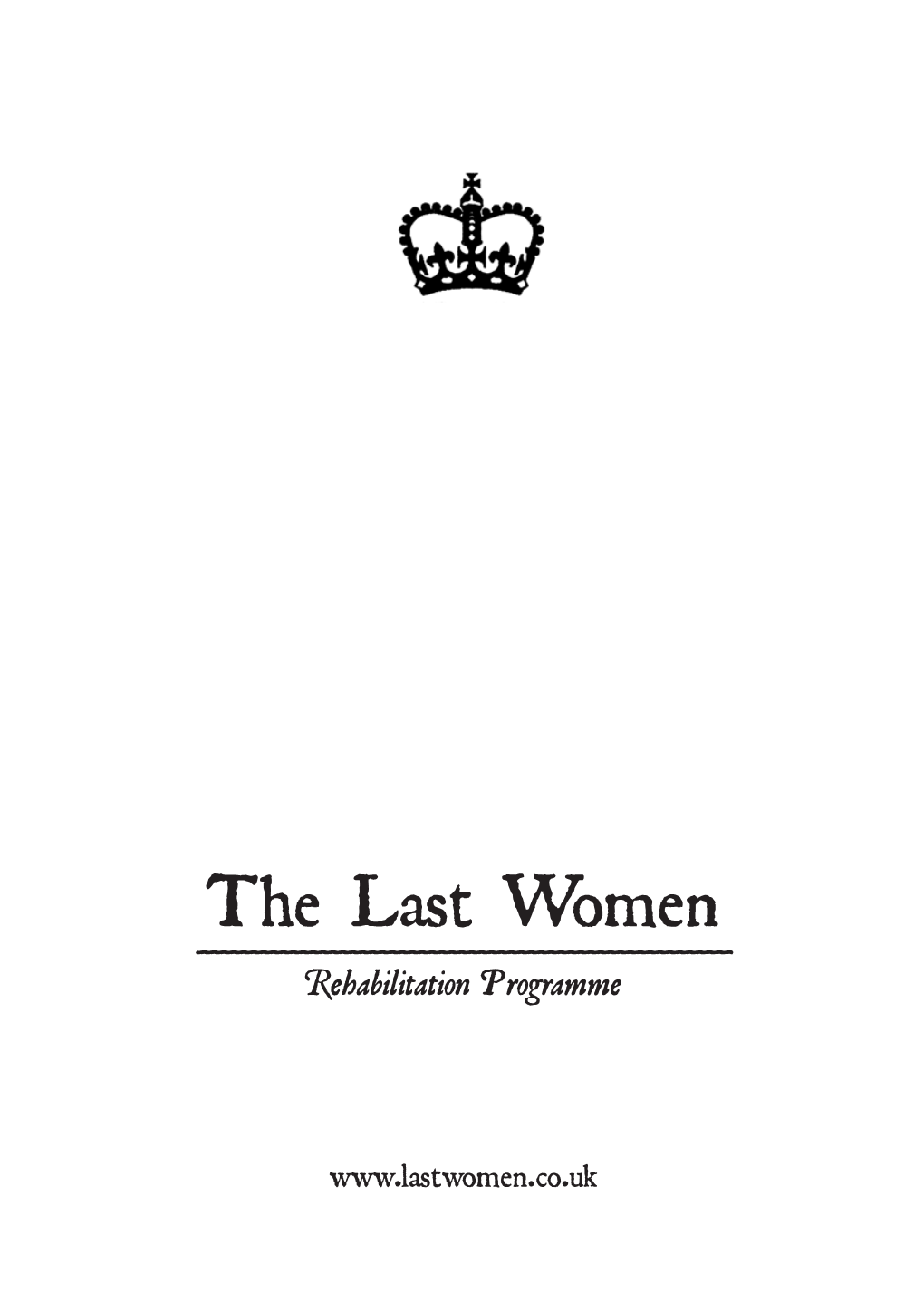 Last-Women-Programme.Qxd:Layout 1 16/4/09 14:49 Page 1
