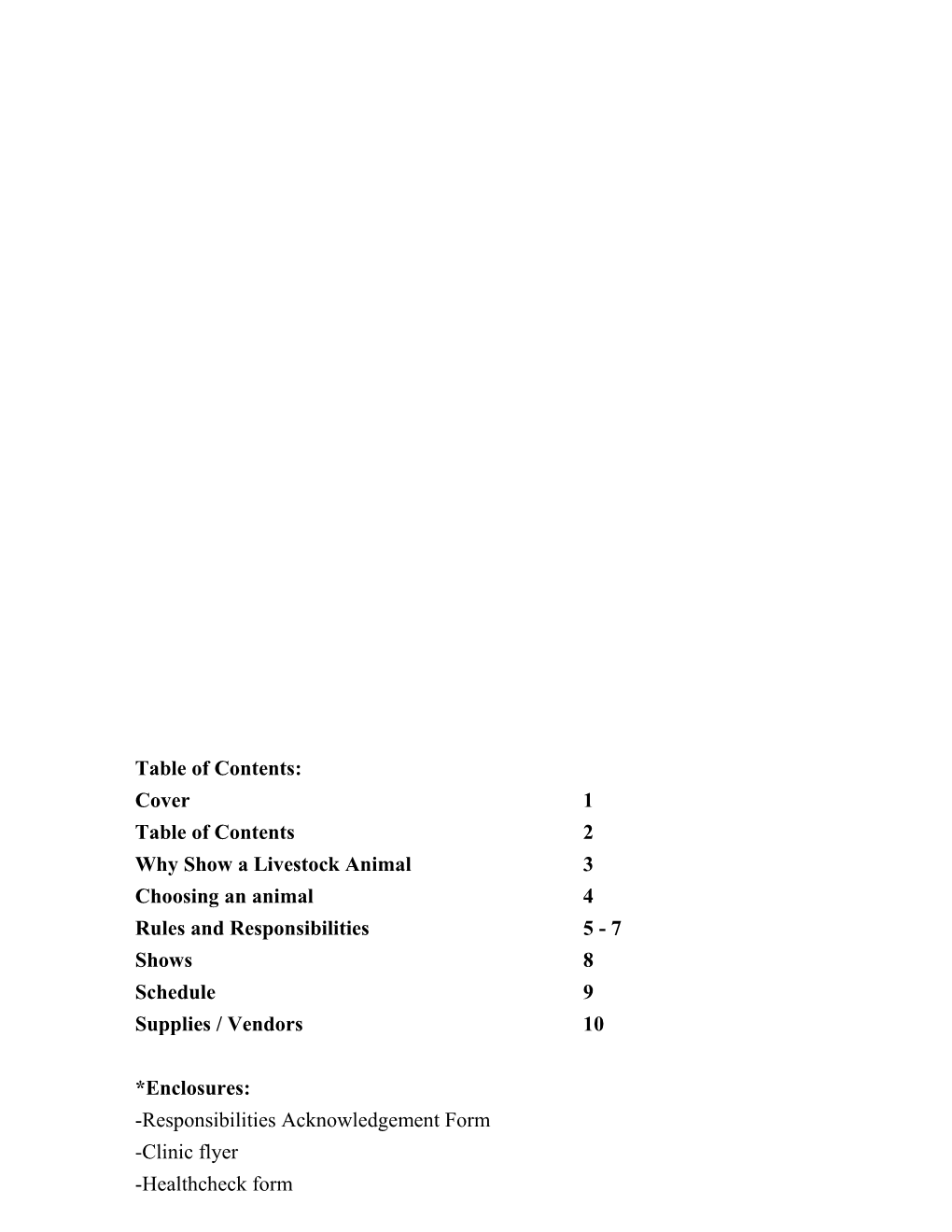 Table of Contents 2