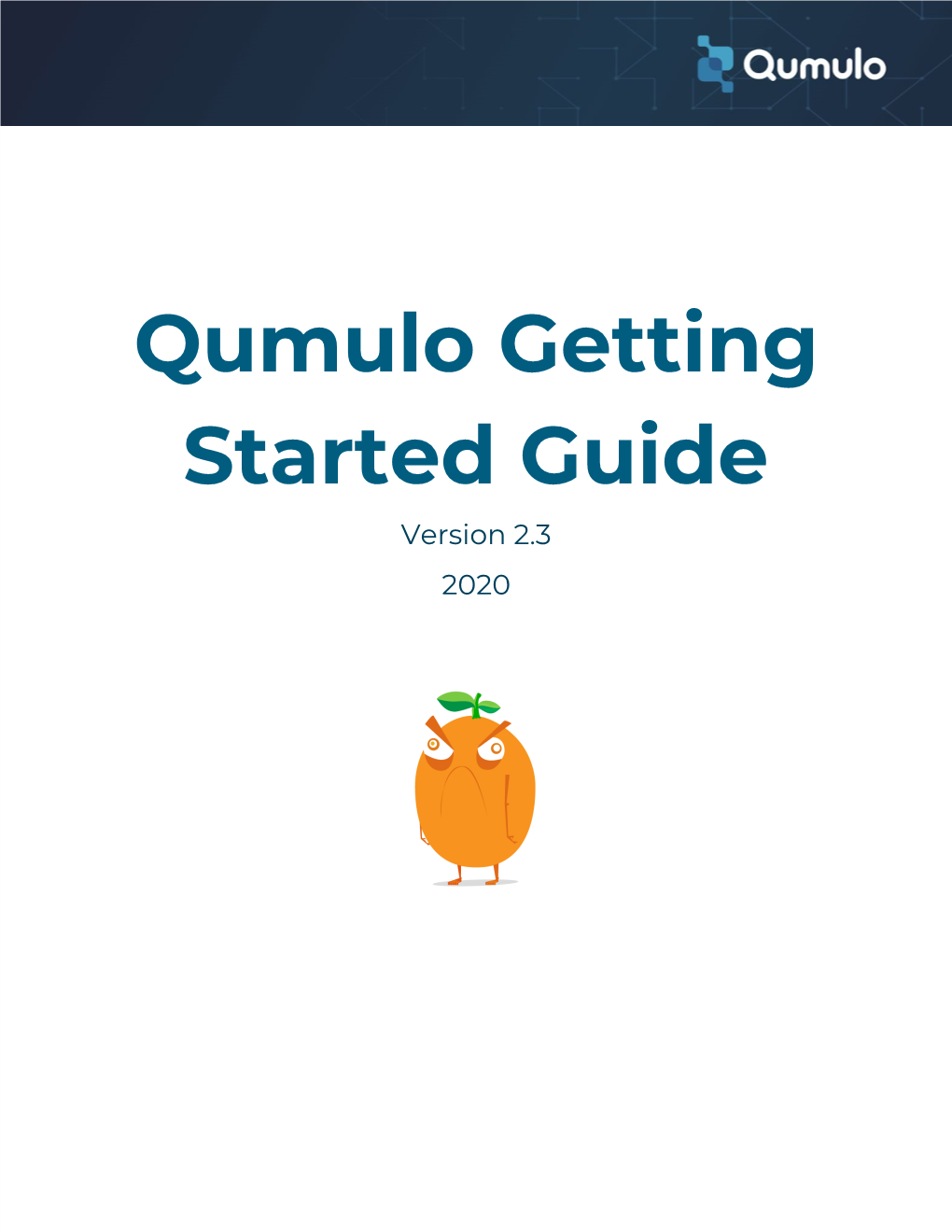 Qumulo Getting Started Guide Version 2.3