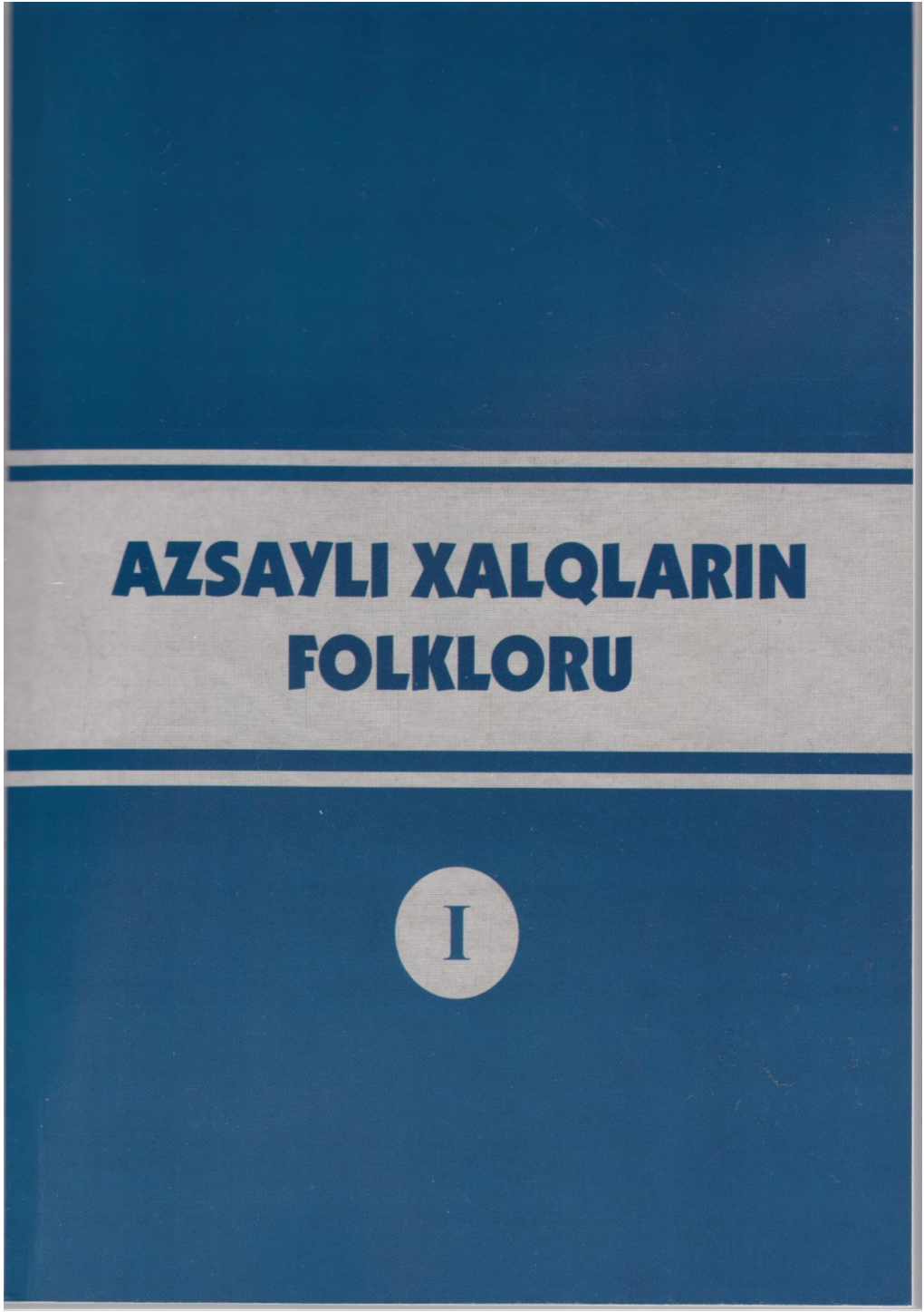 Azsayli Xalqlarin Folkloru