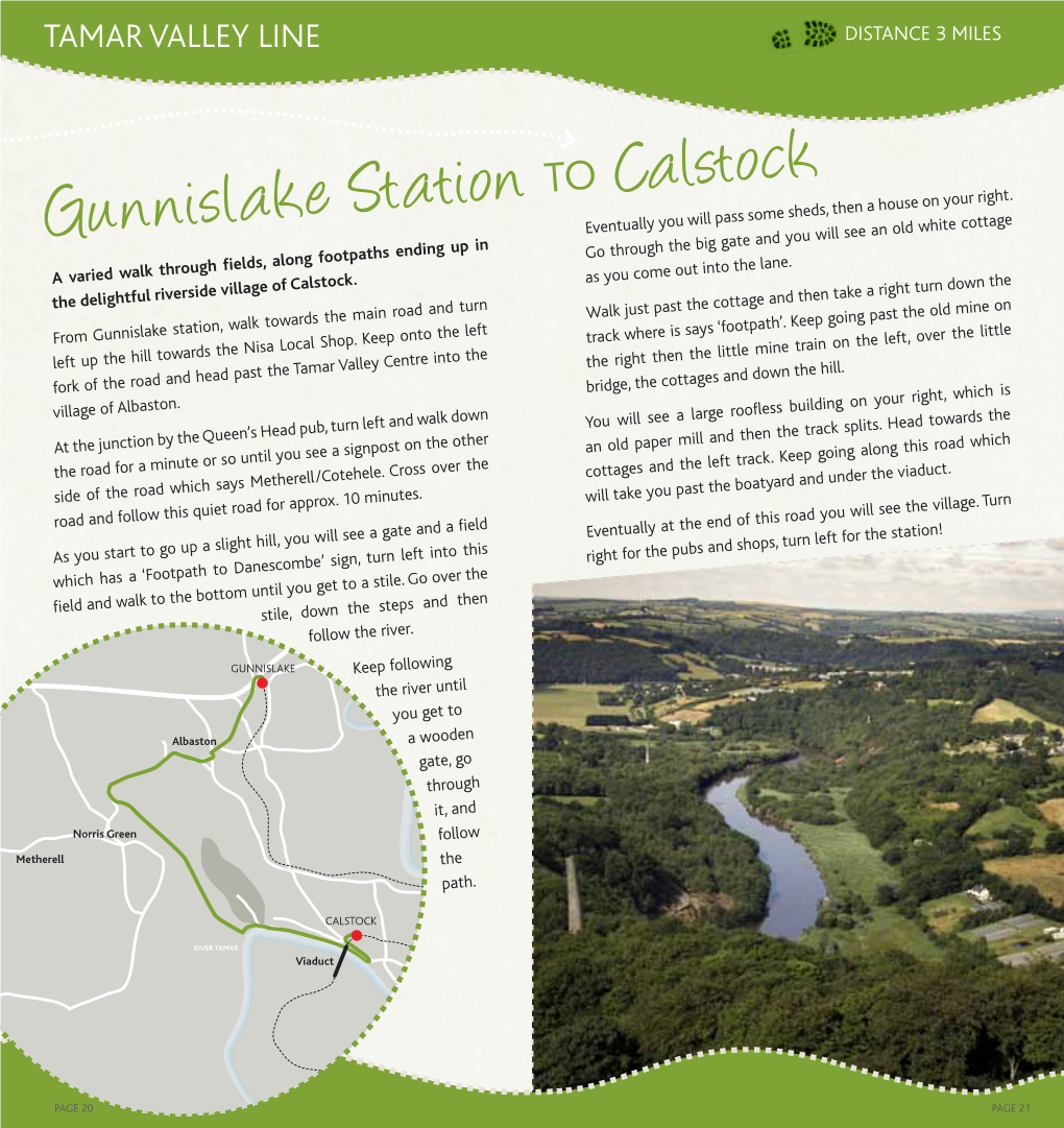 Gunnislake Station to Calstock