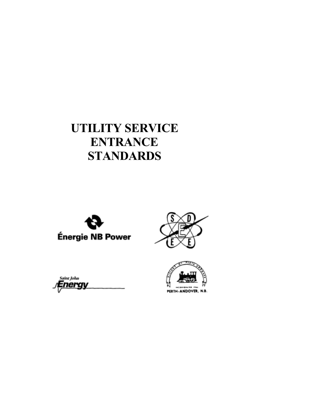 Utility Service Entrance Standards
