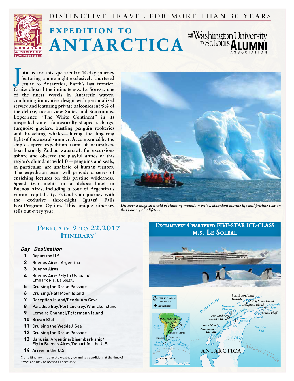 Antarctica E S TABLISHED 1984 J