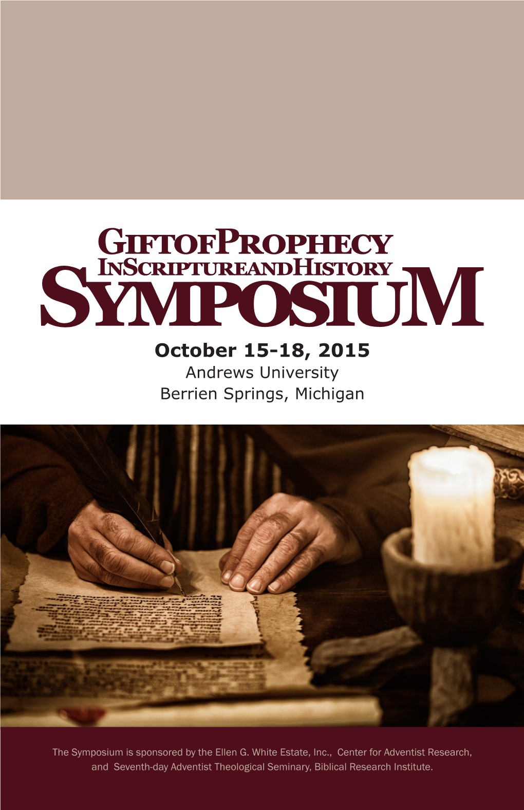 2015 Gift of Prophecy Symposium Program
