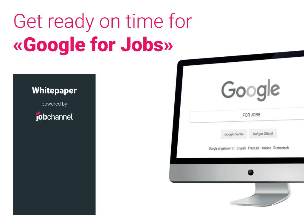 Google for Jobs»