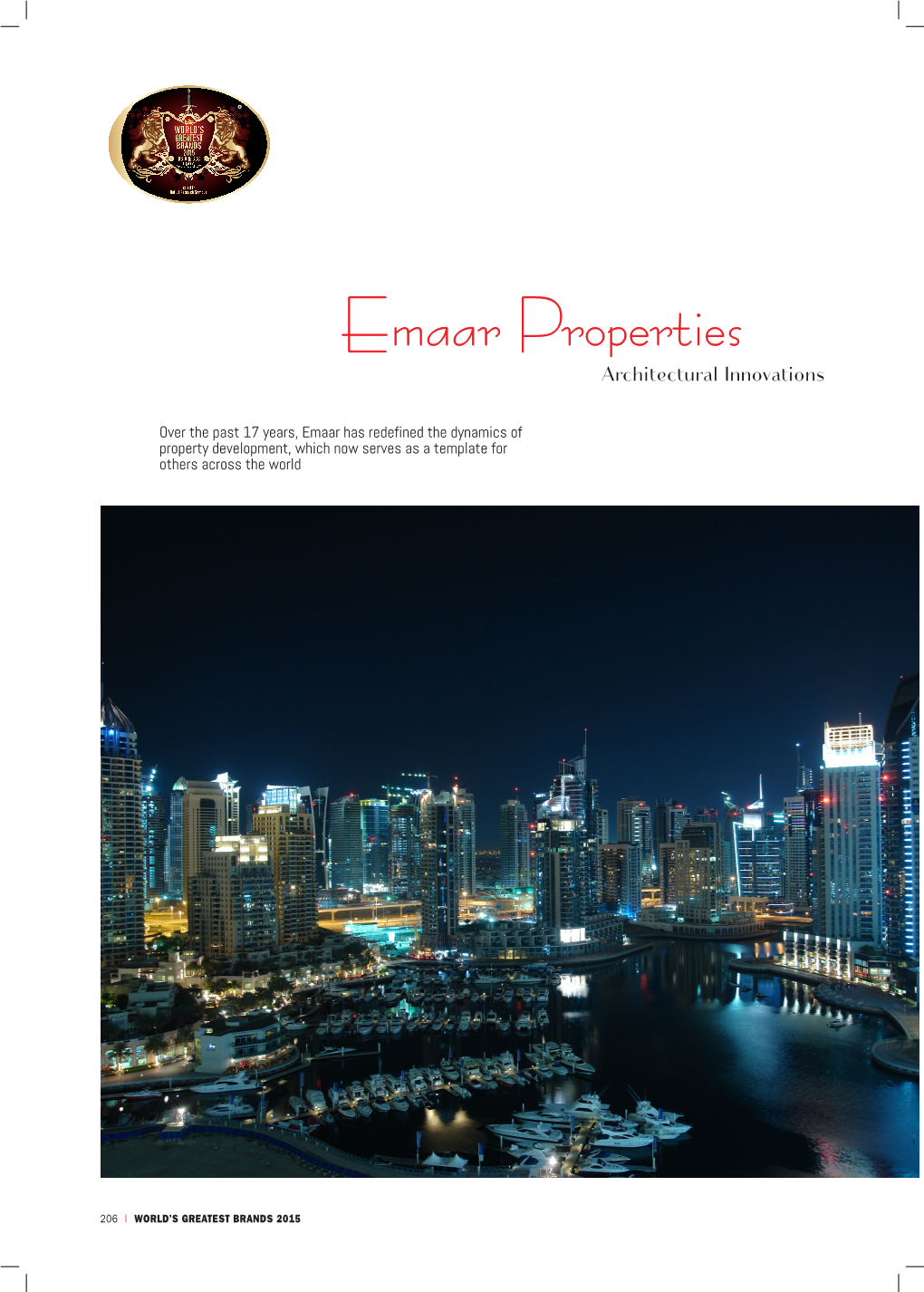 Emaar Properties Architectural Innovations