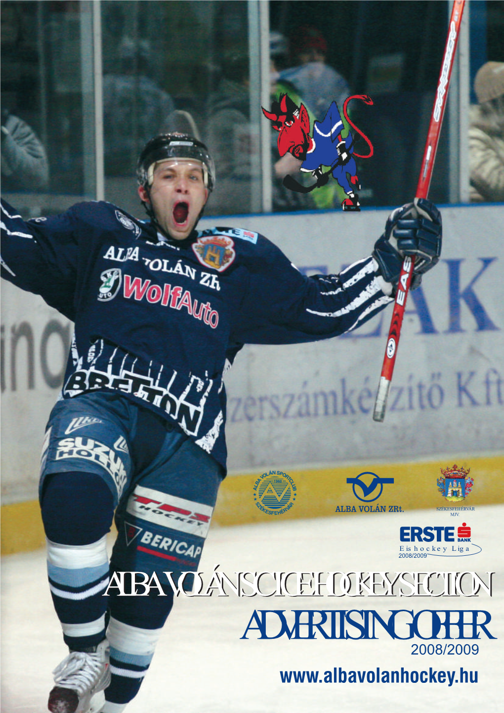 Advertising Offer 2008/2009 Erste Bank Ice Hockey League and Hungarian Championships