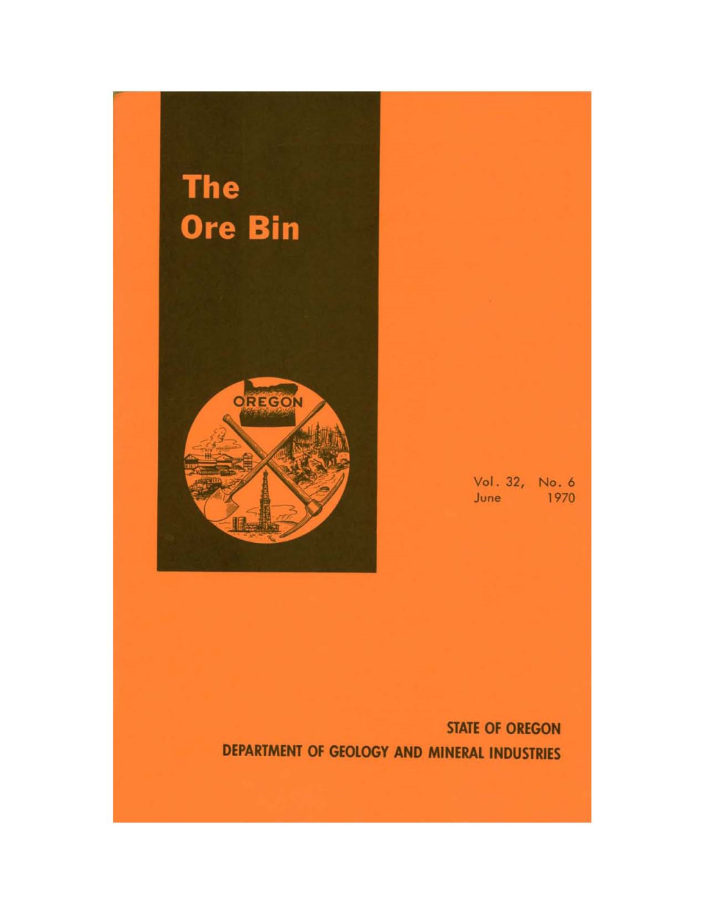 Ore Bin / Oregon Geology Magazine / Journal