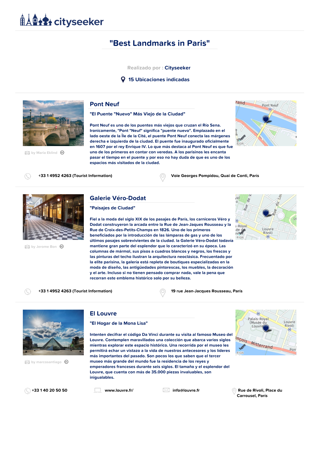 Best Landmarks in Paris"