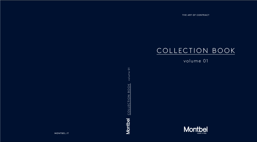 COLLECTION BOOK Volume 01 COLLECTION BOOK the ART of CONTRACT Volume 01 the ART of CONTRACT