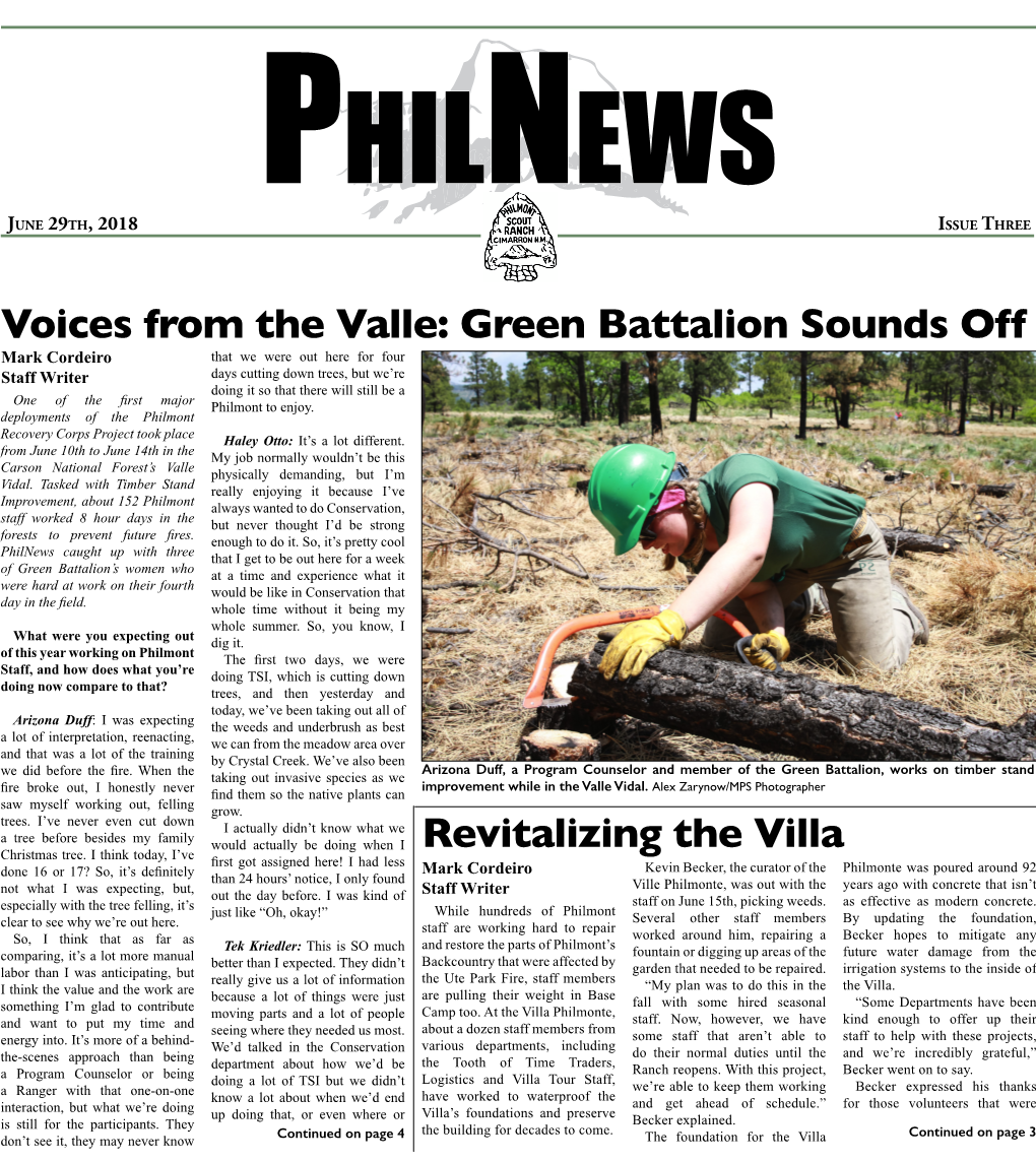 Green Battalion Sounds Off Revitalizing the Villa