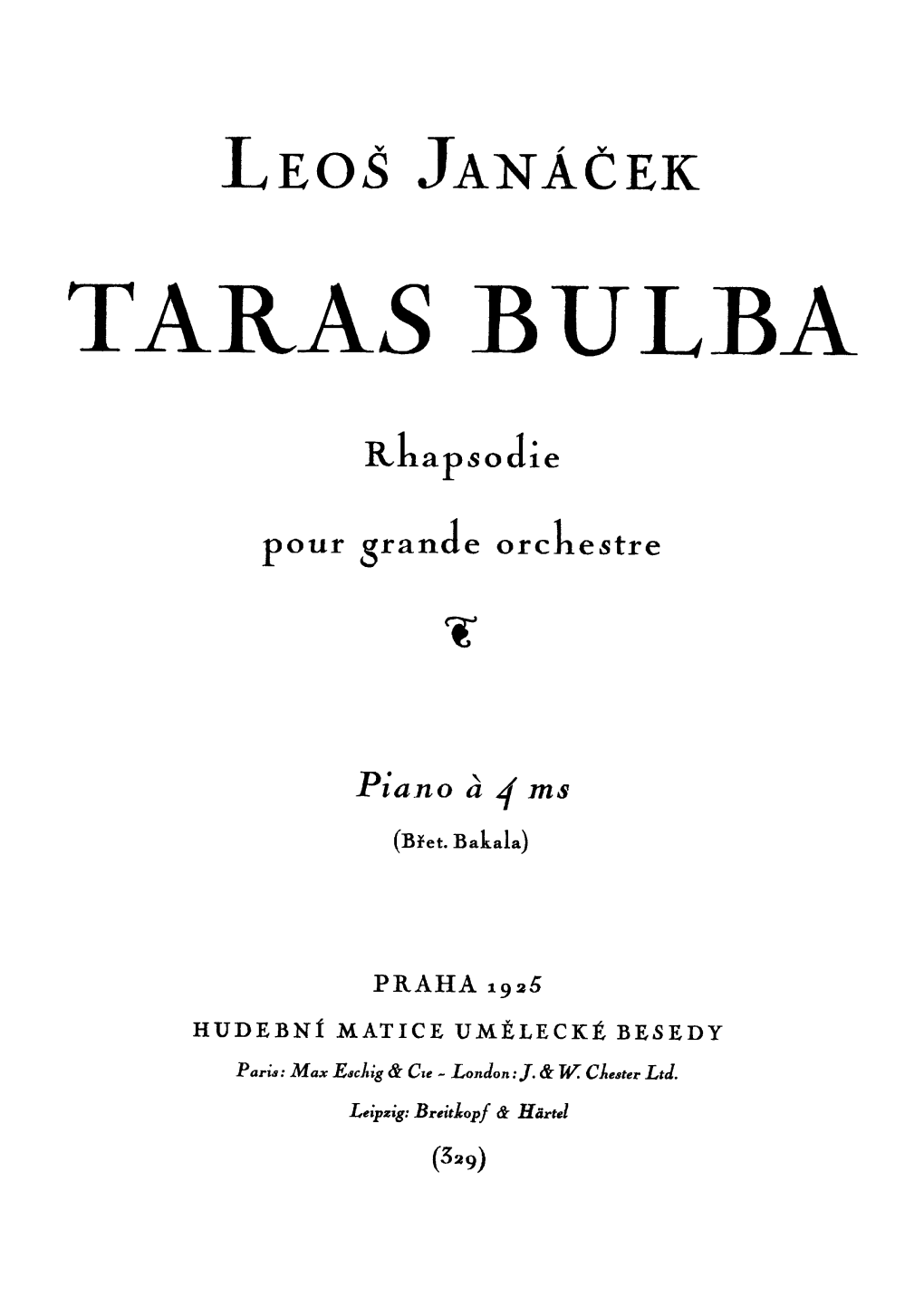 Taras Bulba 4 Hands.Pdf