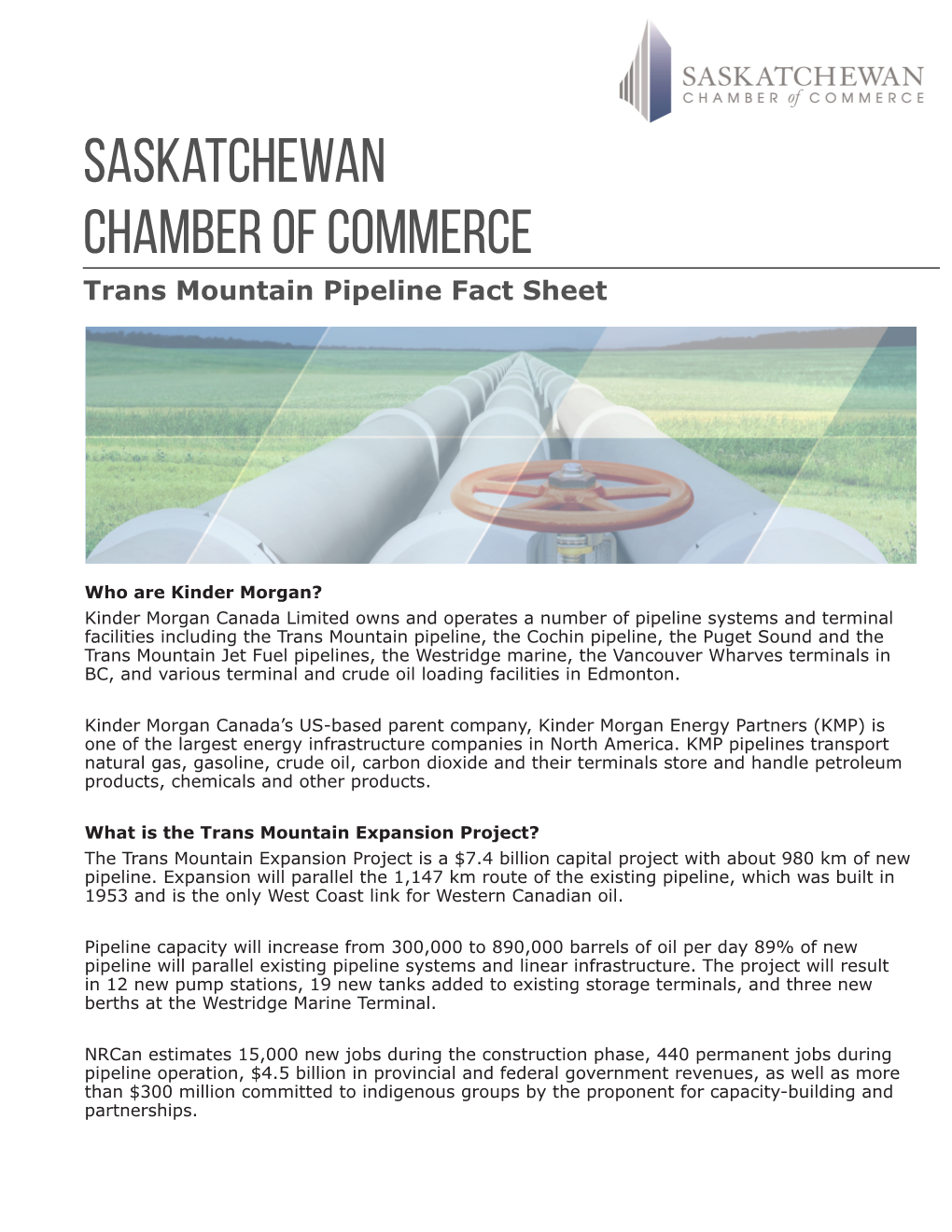 SCC Trans Mountain Pipeline Fact