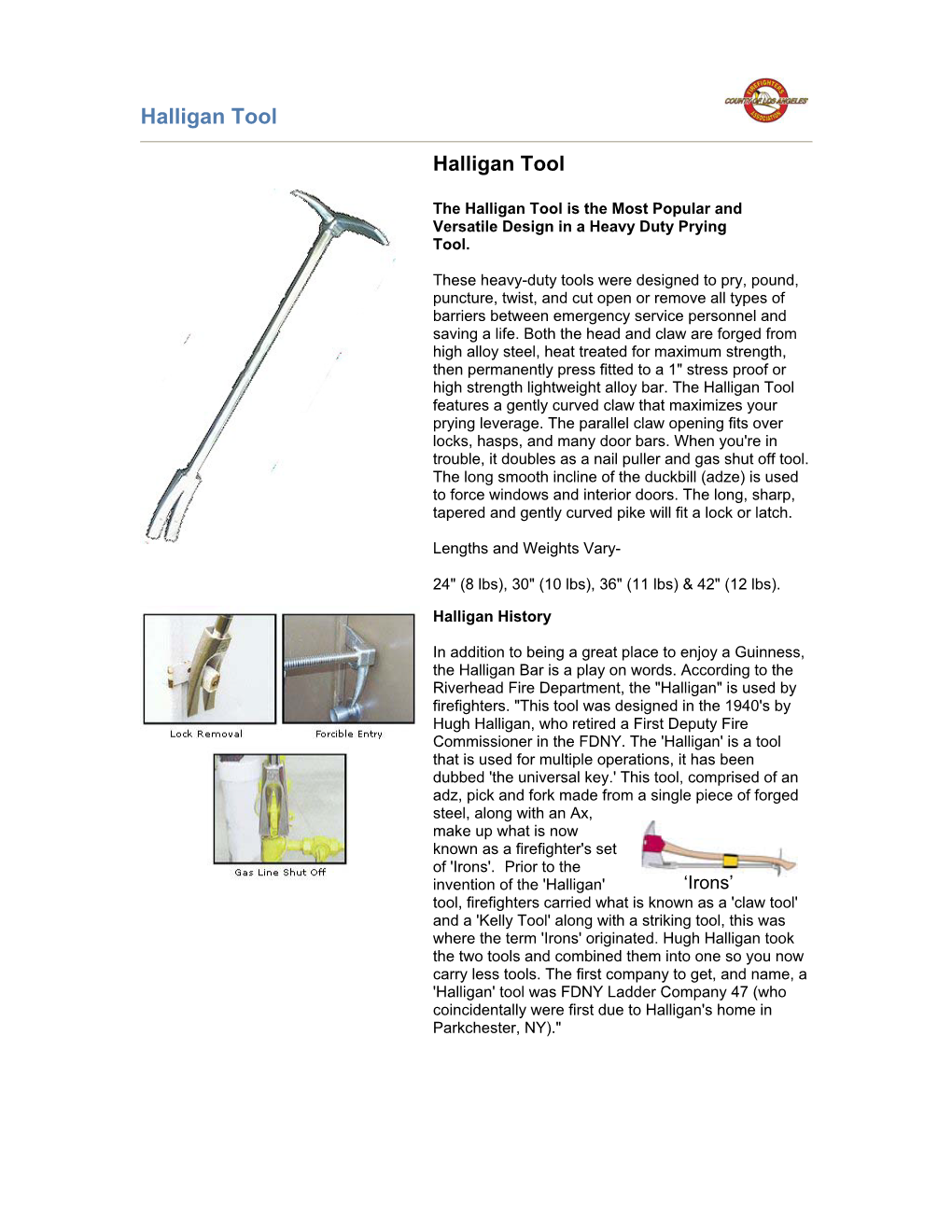 Halligan Tool Halligan Tool