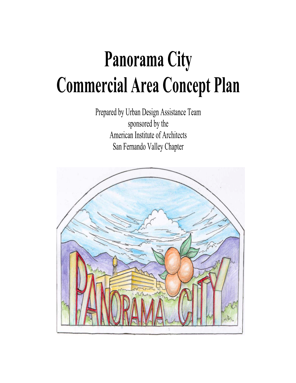 Panorama City Commercial Area Concept Plan