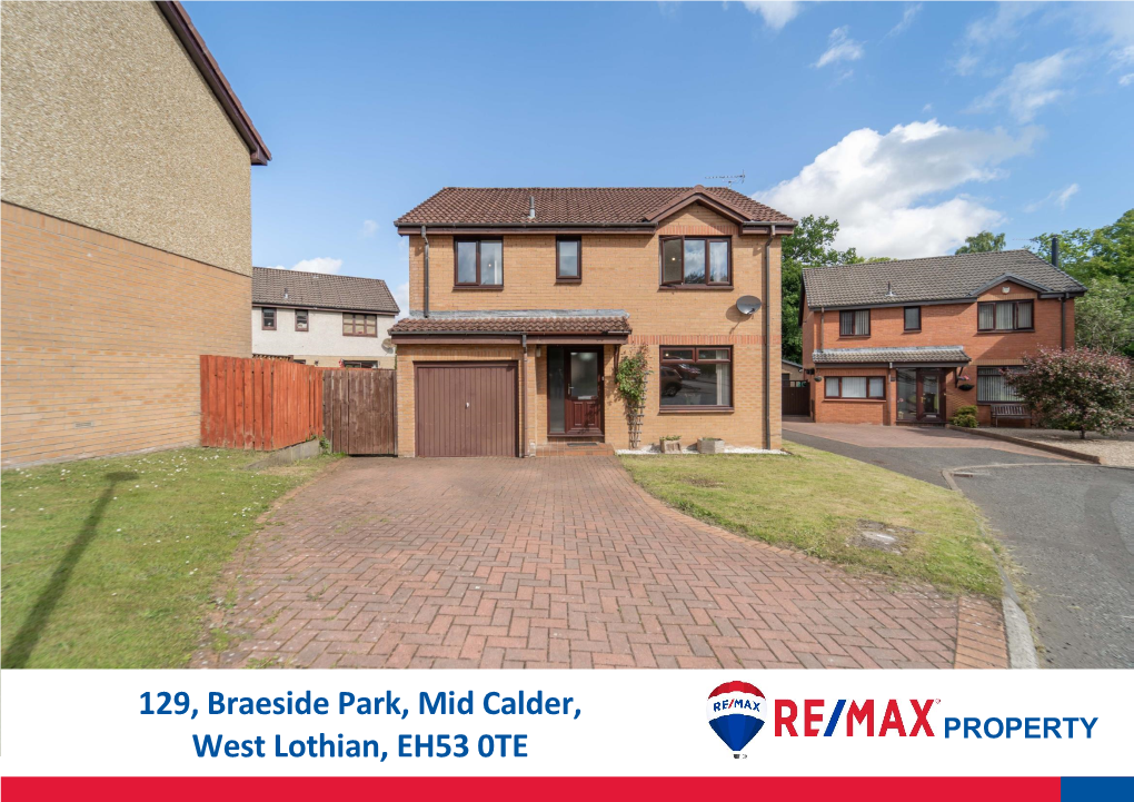 129, Braeside Park, Mid Calder, West Lothian, EH53