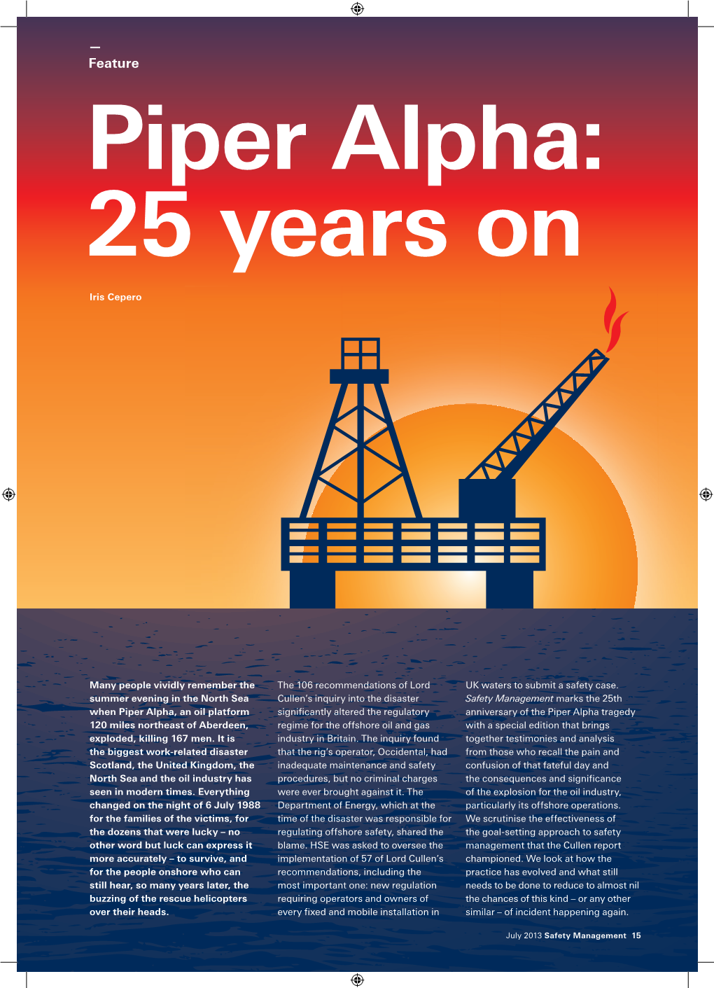 Piper Alpha: 25 Years On