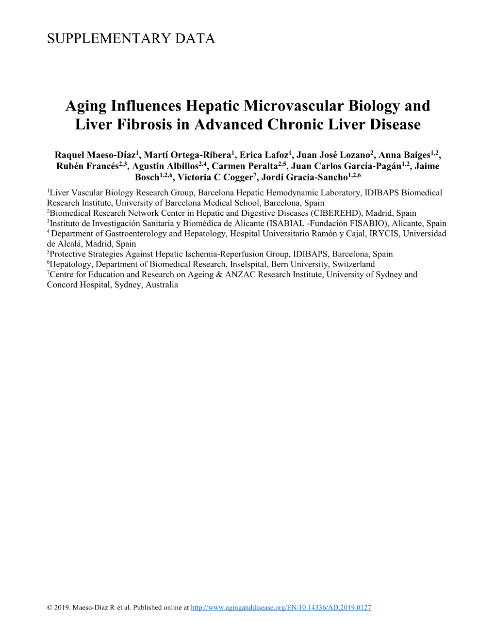 Aging Influences Hepatic Microvascular Biology and Liver Fibrosis in Advanced Chronic Liver Disease