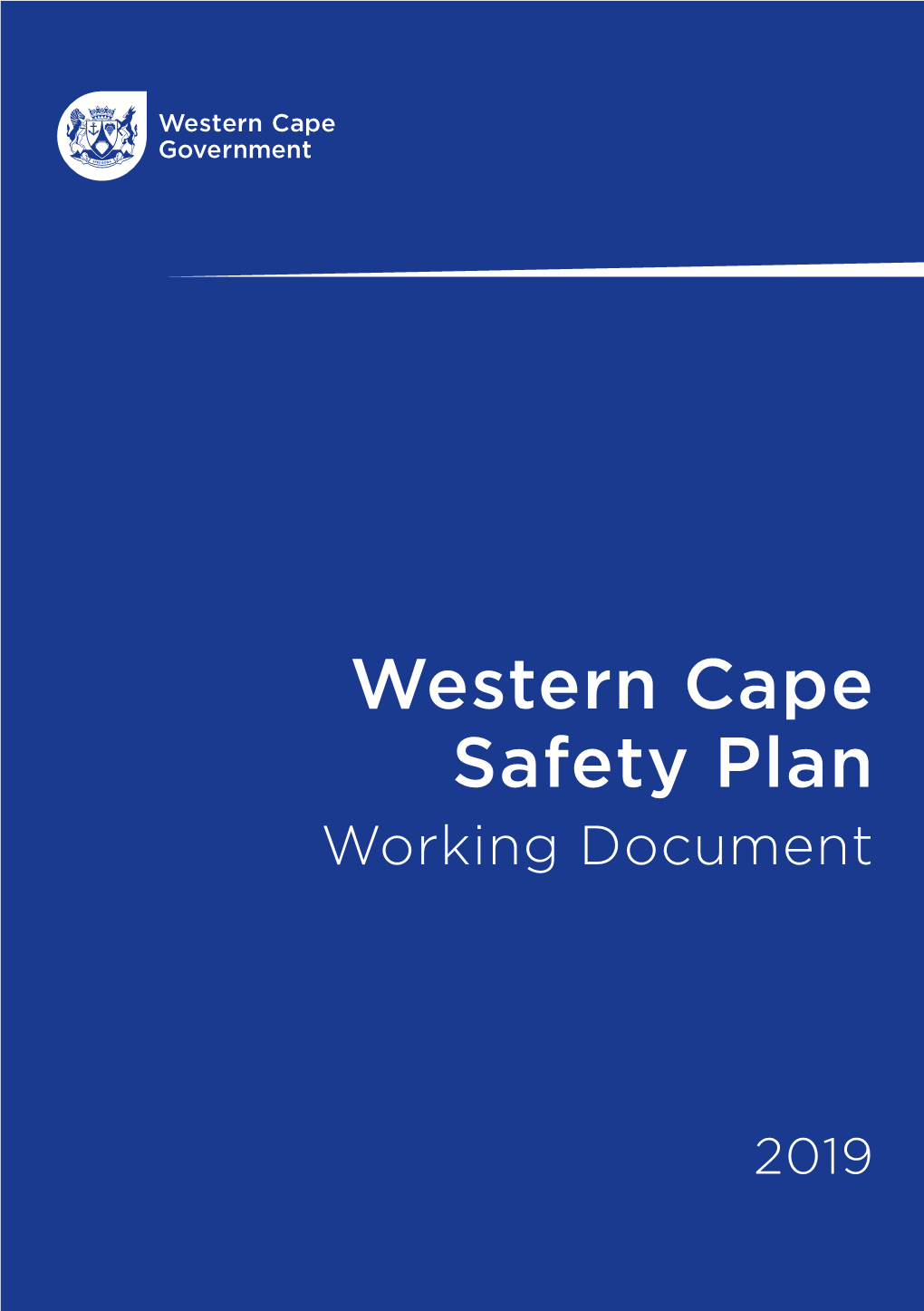 Western Cape Safety Plan 2019