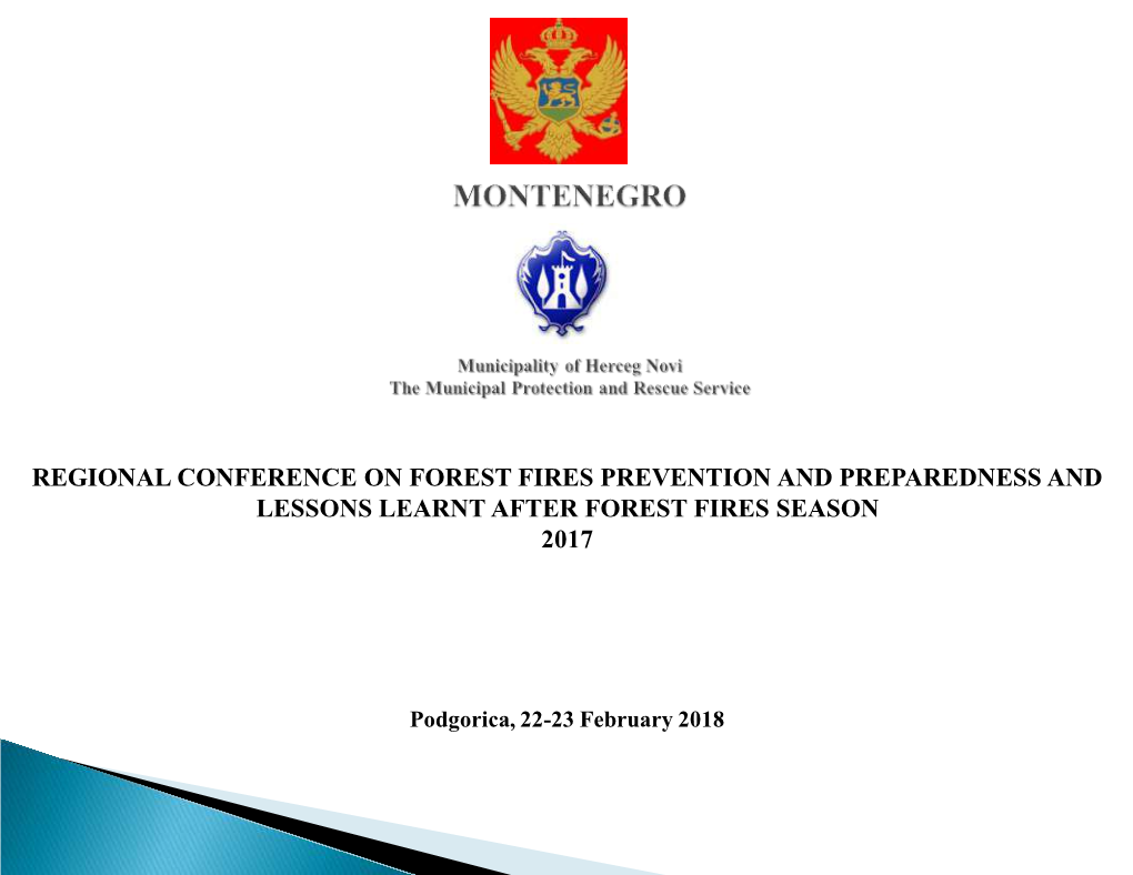 Municipality of Herceg Novi Were Registered 350 Fires on Open Space on the Peninsula Luštica, the Mountain Orjen and the Hinterlands of Prijevor, Malta and Sutorina