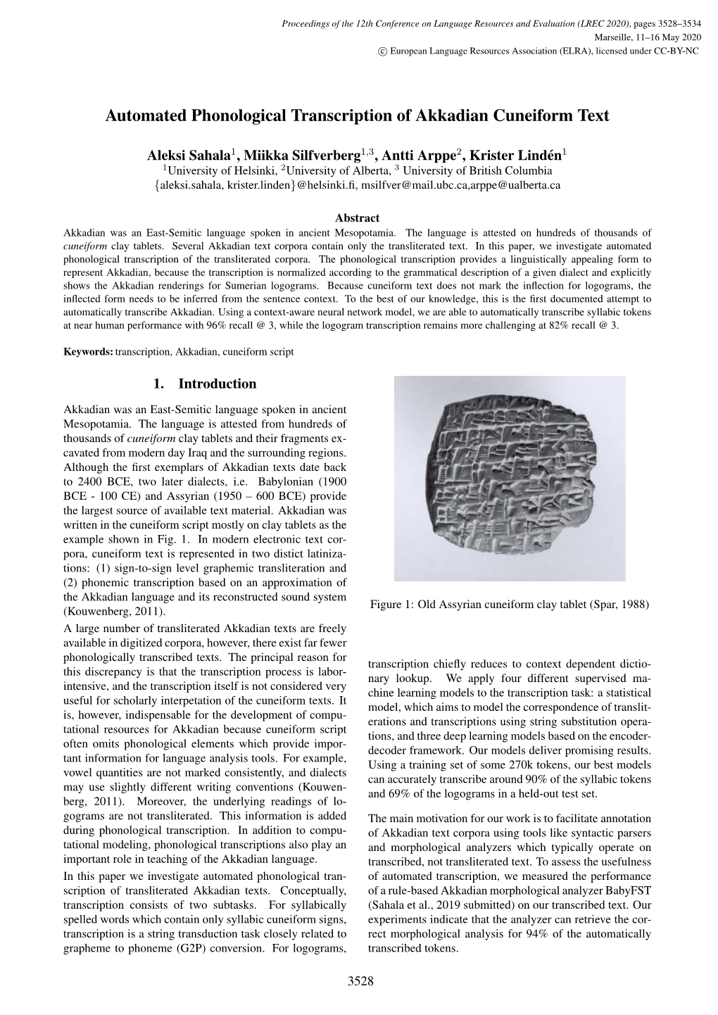Automated Phonological Transcription of Akkadian Cuneiform Text