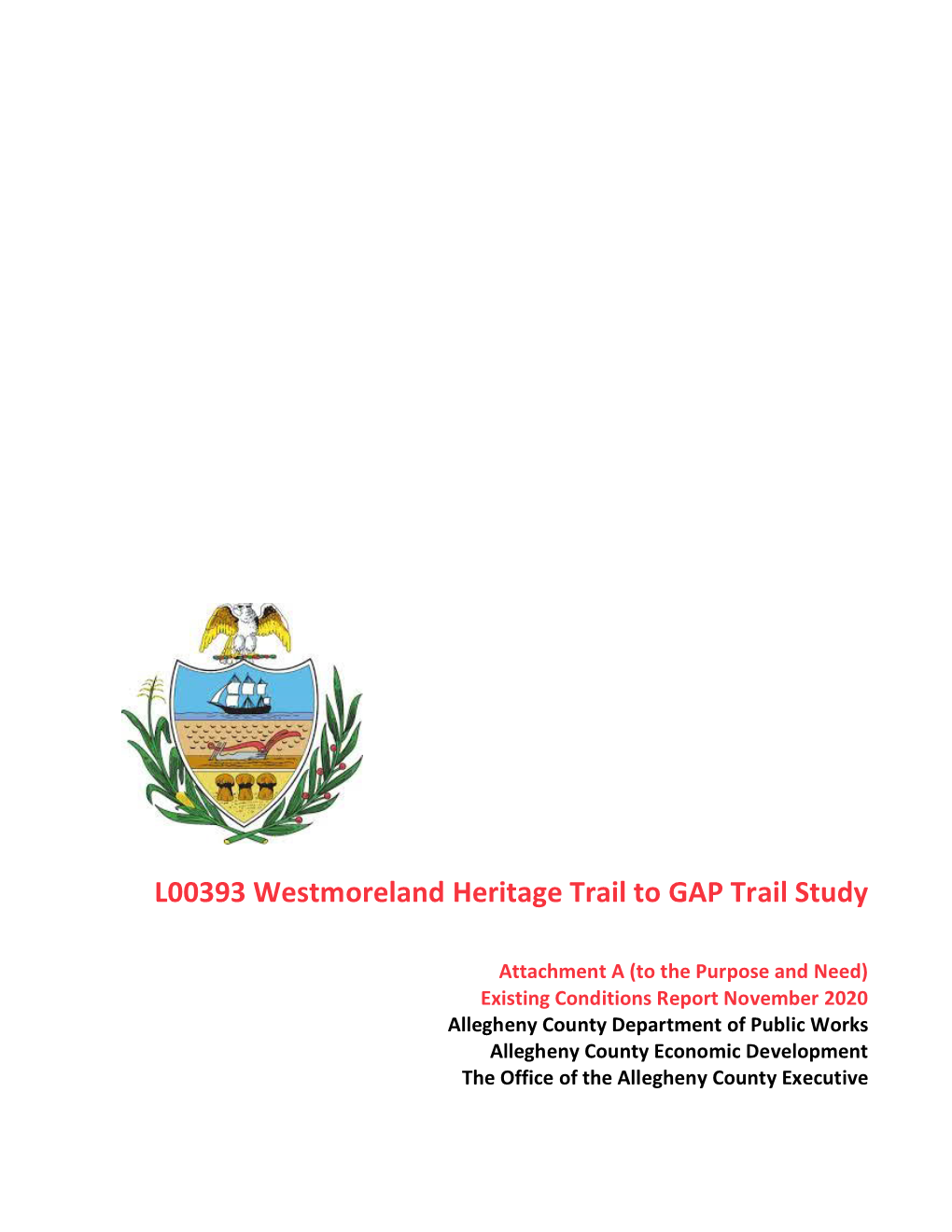 L00393 Westmoreland Heritage Trail to GAP Trail Study