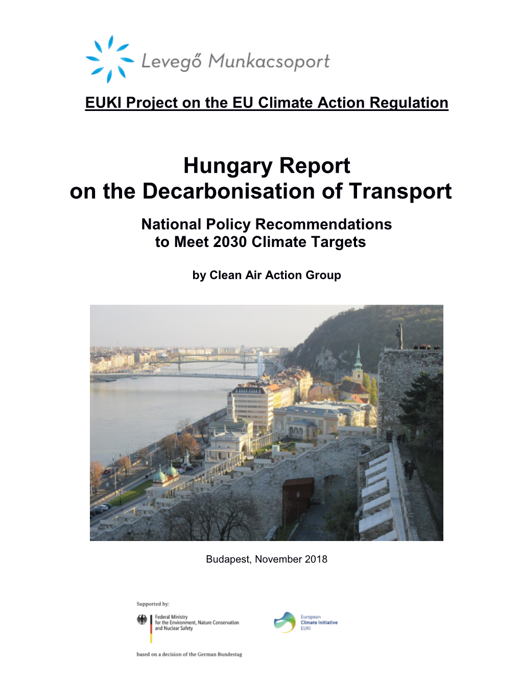 Hungary Report on the Decarbonisation of Transport