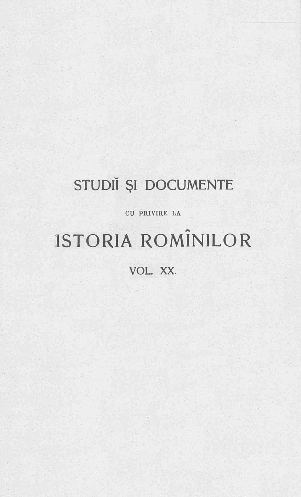 ISTORIA Rominilor