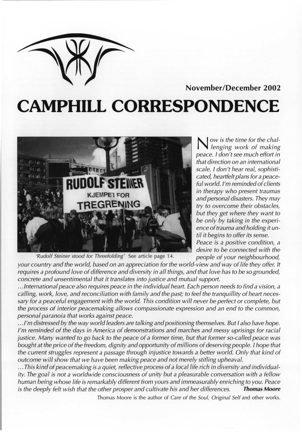 Camphill Correspondence November/December 2002