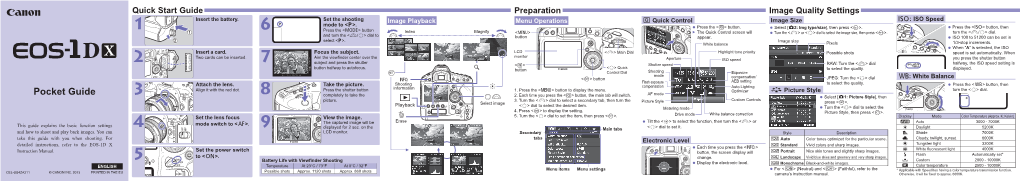 Pocket Guide Q AF Mode Completely to Take the X 56 2