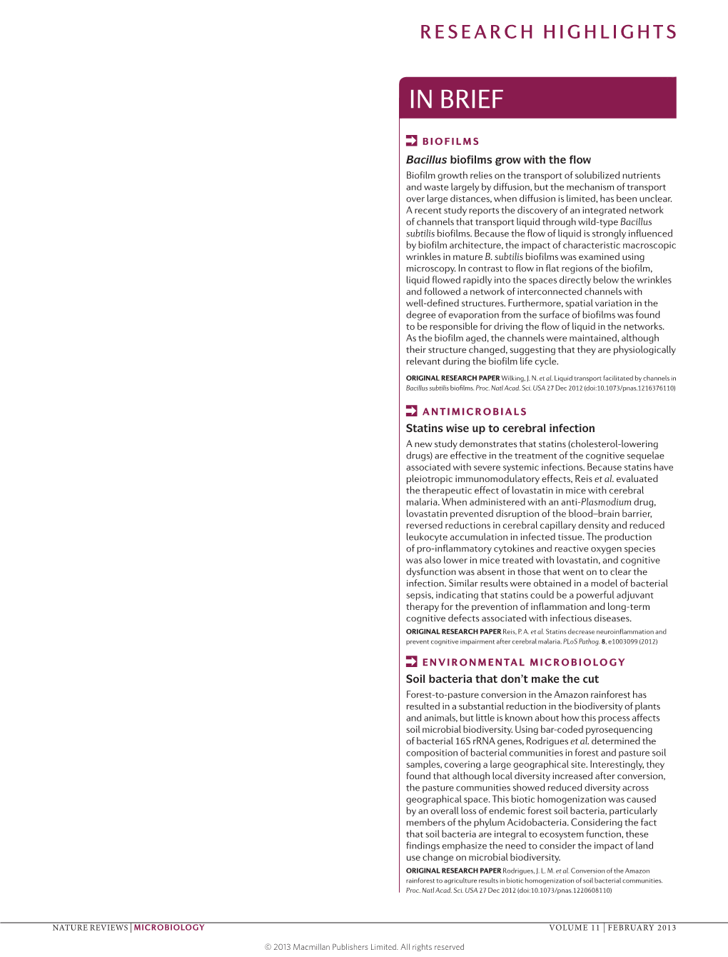 Bacillus: Biofilms Grow with the Flow