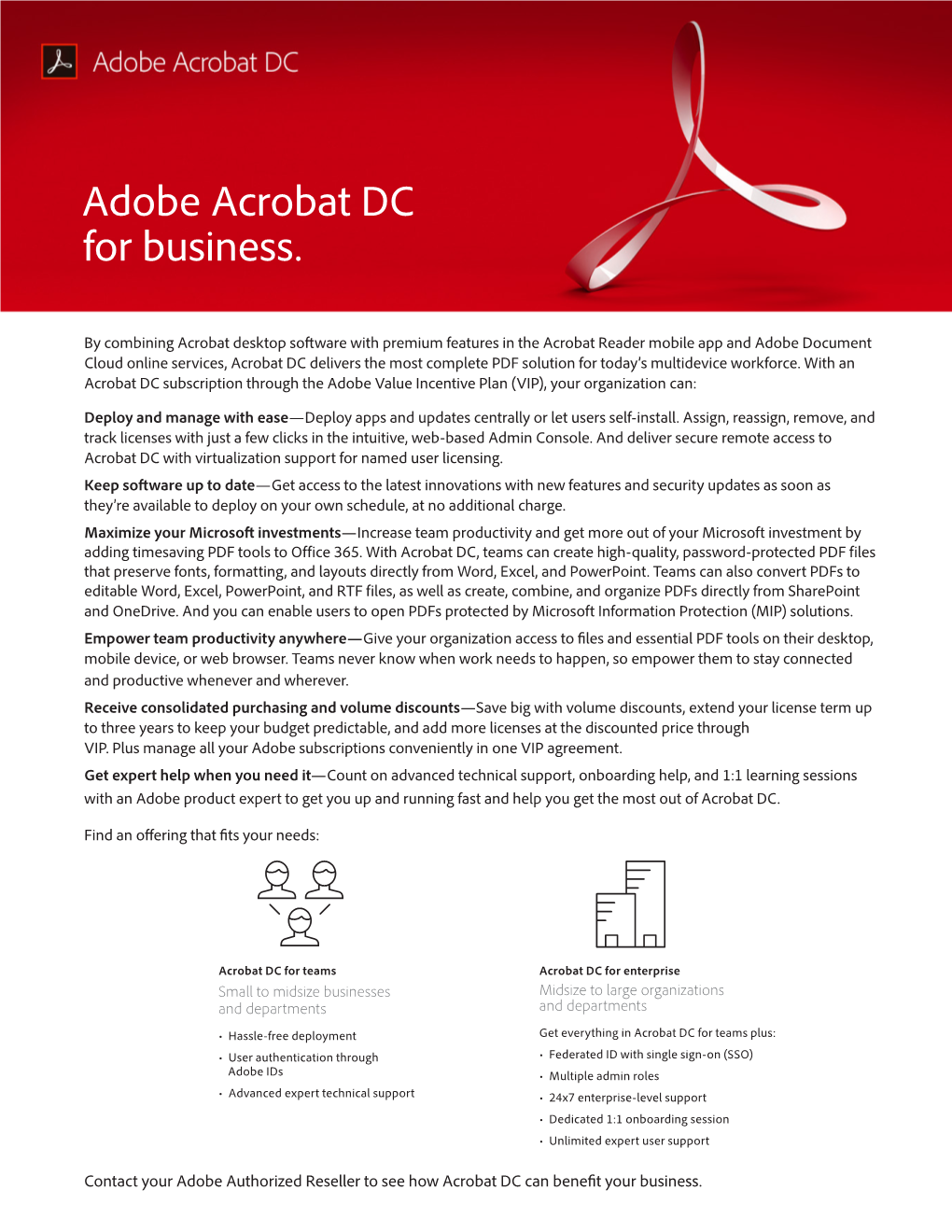 Adobe Acrobat DC for Business