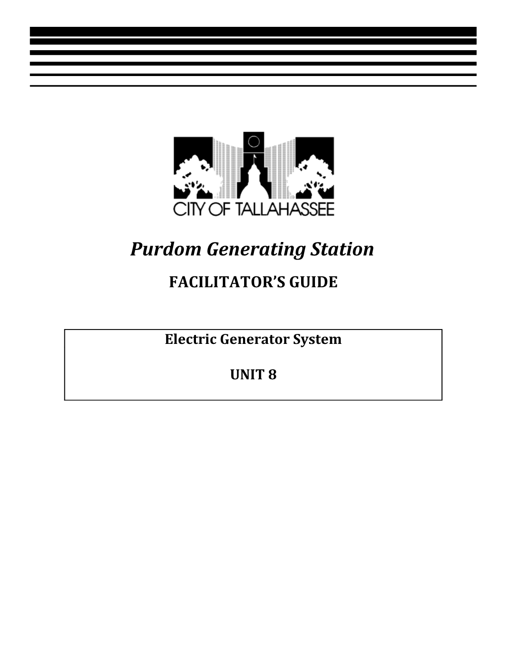 Purdom Generating Station Electric Generator System